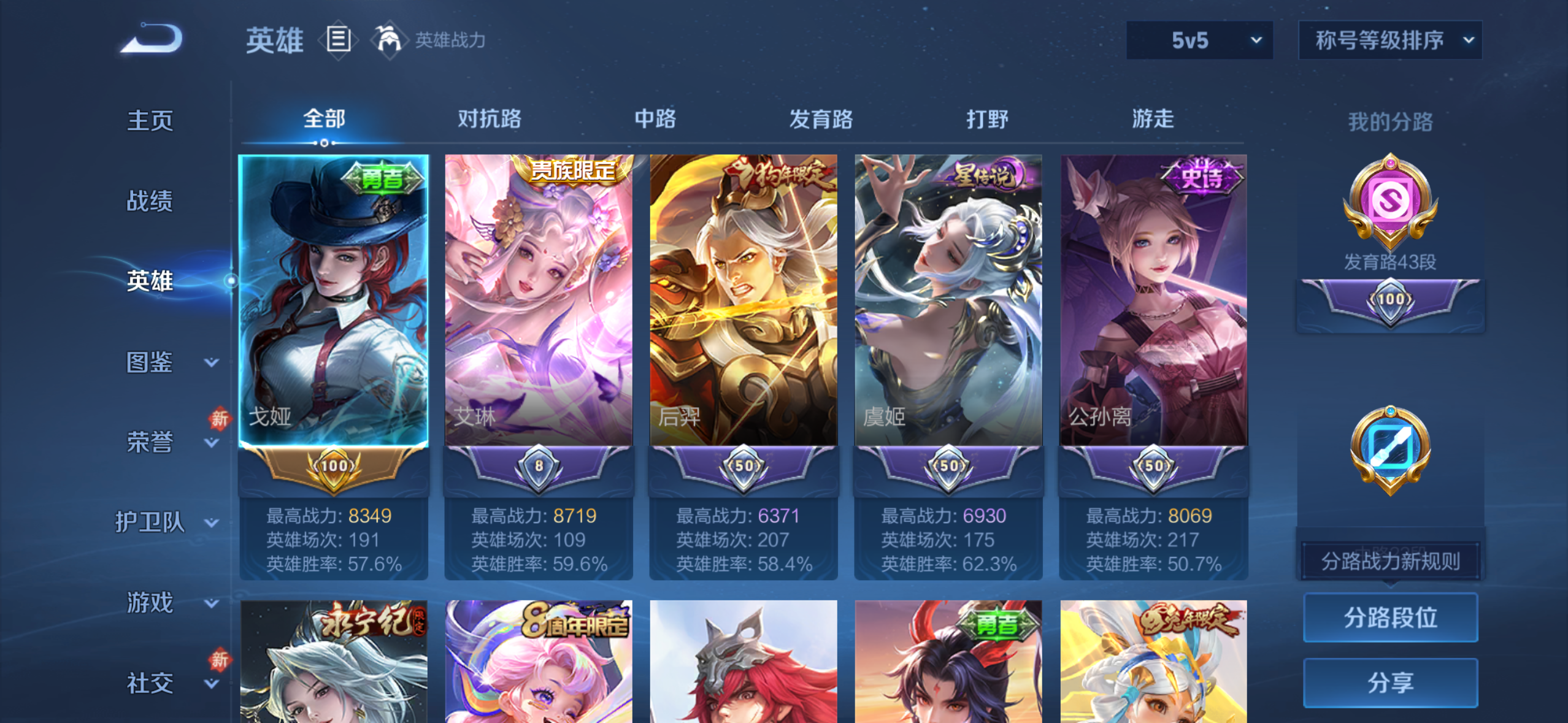 WZQM4251281王者荣耀账号详情图4