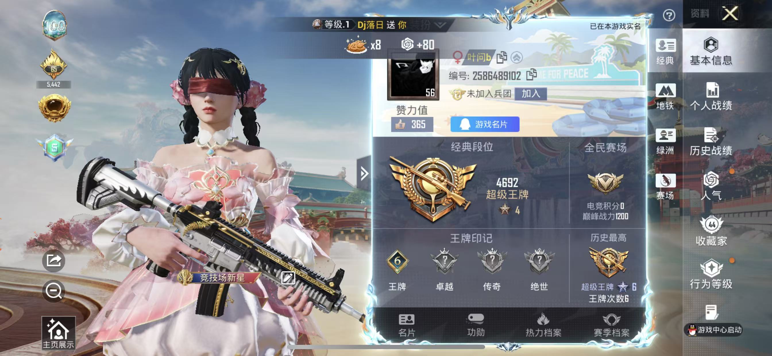 HPCMW4152304和平精英账号详情图4