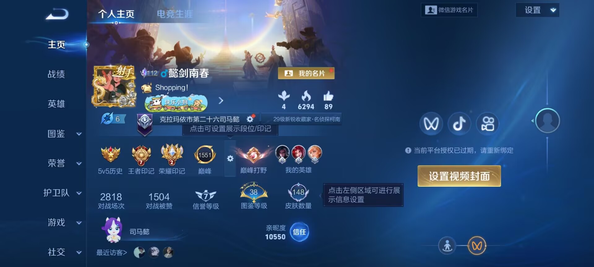 WZQM4253733王者荣耀账号详情图8