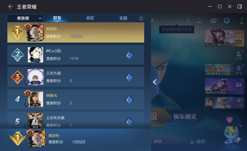 WZCMW4273345王者荣耀账号详情图10