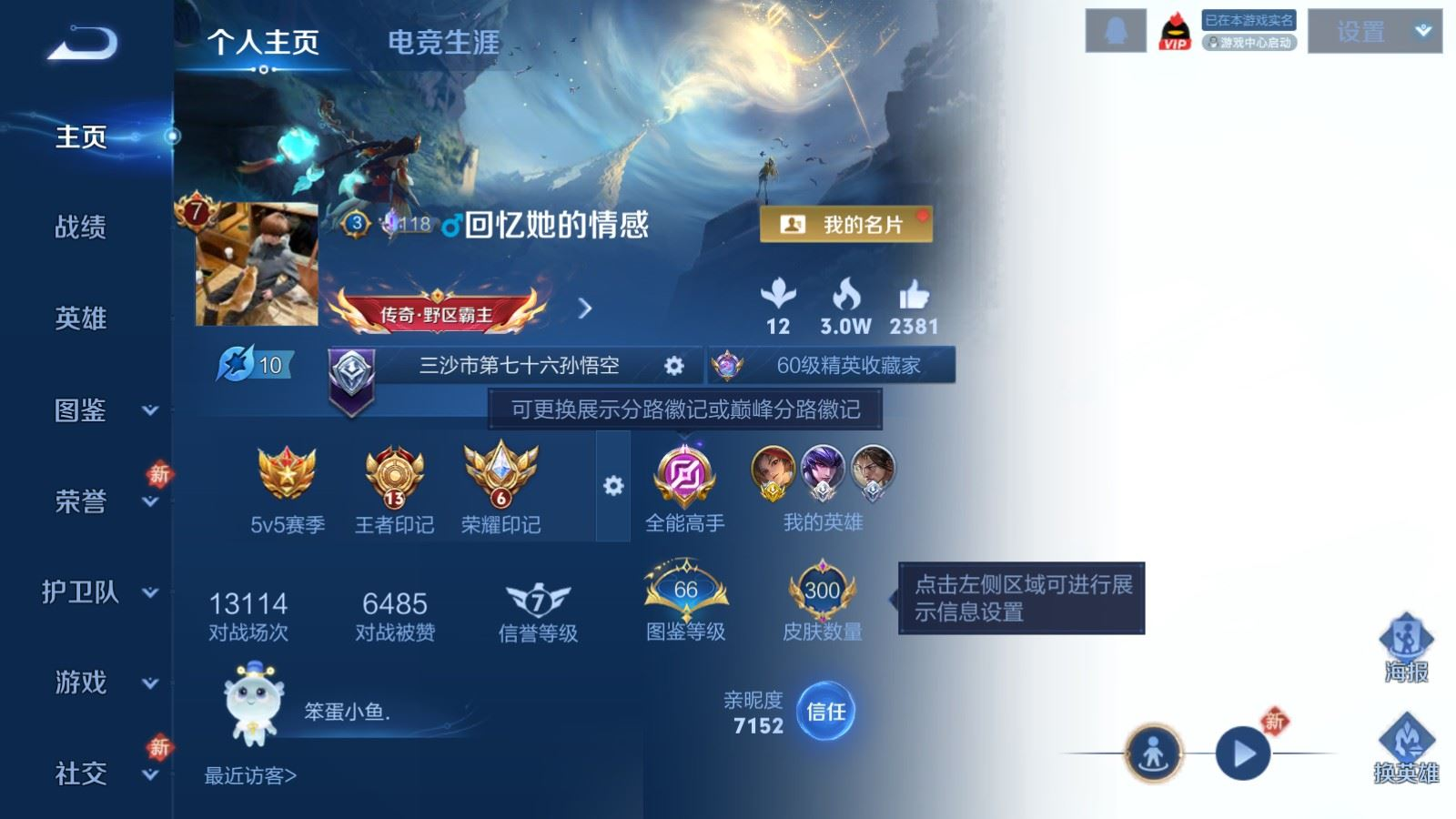 WZQM4255999王者荣耀账号详情图3