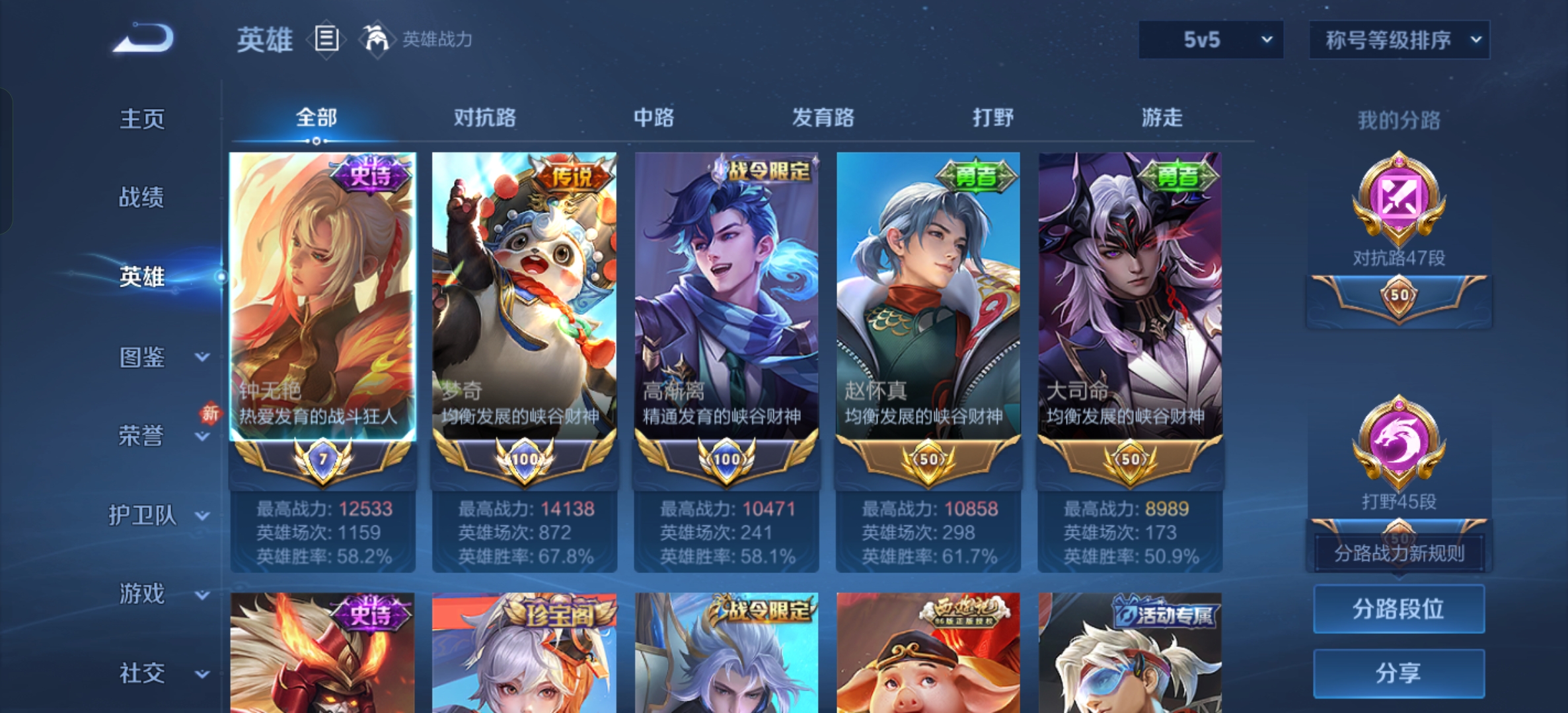 WZLX4326684王者荣耀账号详情图4