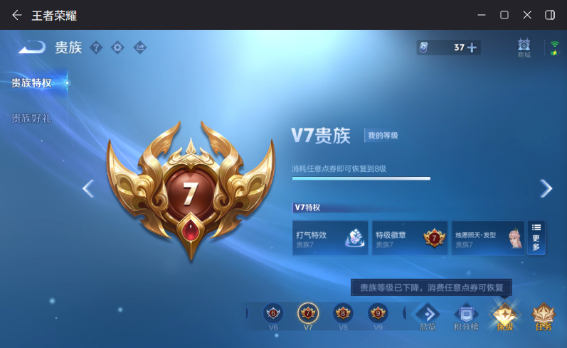 WZQM4256929王者荣耀账号详情图9