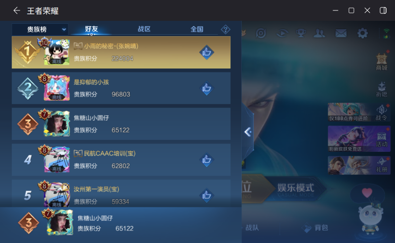 WZQM4256929王者荣耀账号详情图10