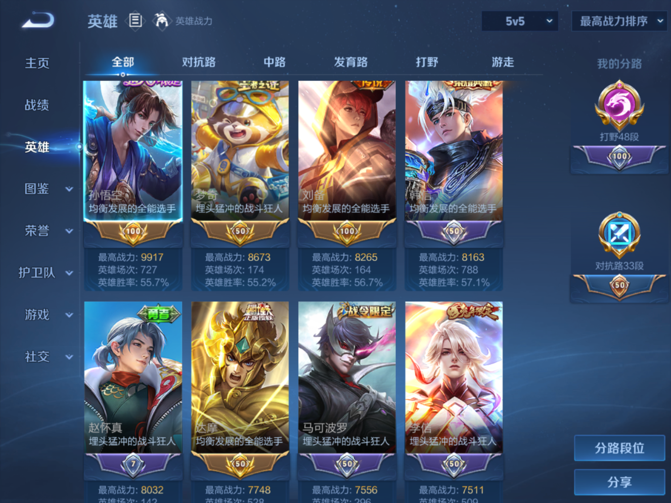 WZQM4258871王者荣耀账号详情图6