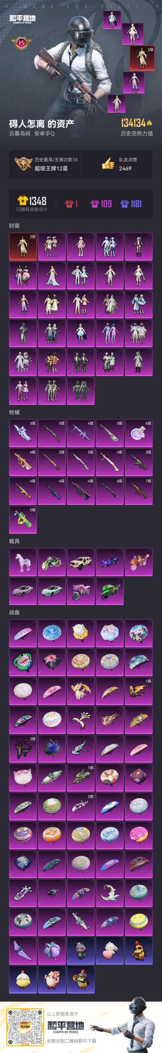 HPQM4144962和平精英账号详情图5