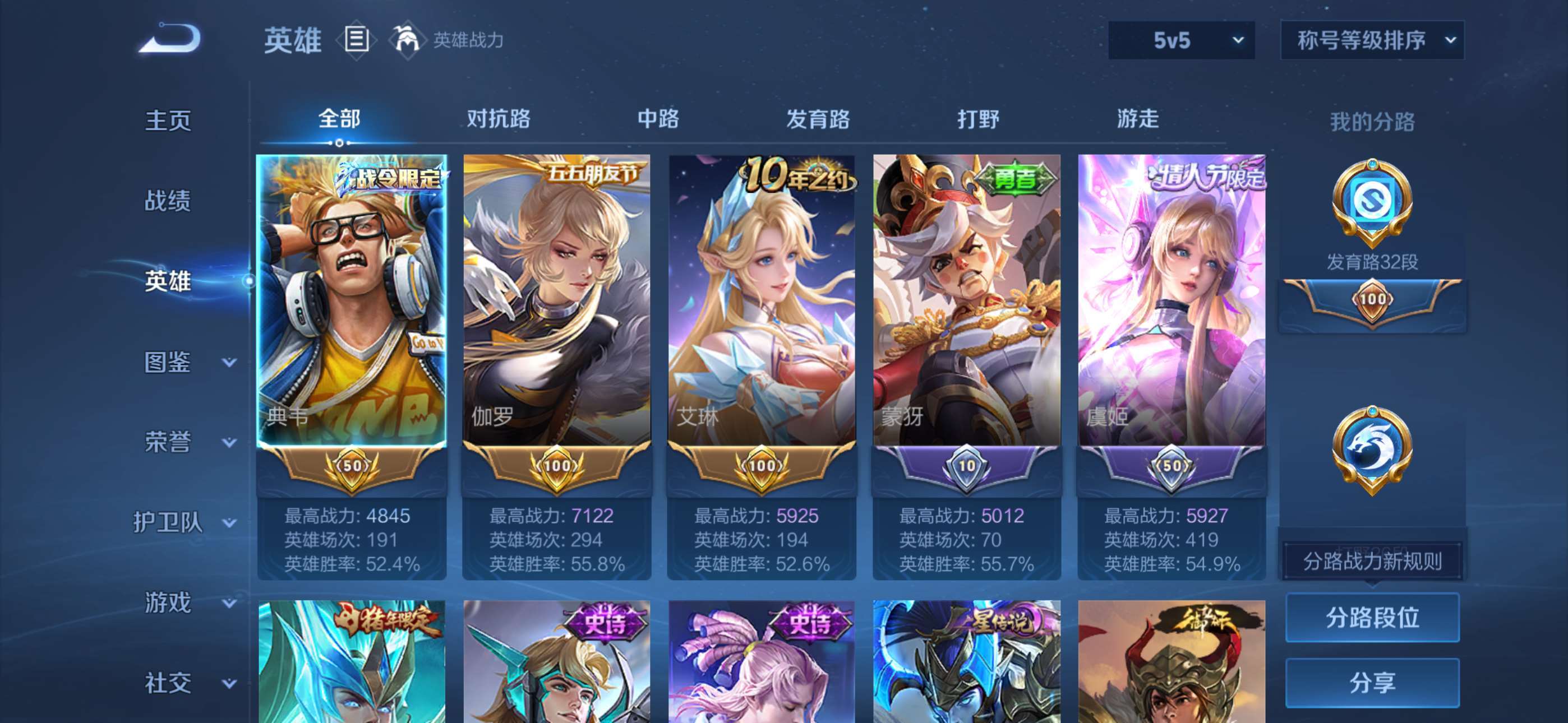 WZCMW4285024王者荣耀账号详情图2