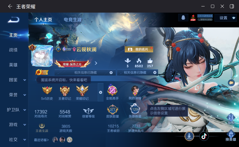 WZQM4264611王者荣耀账号详情图4