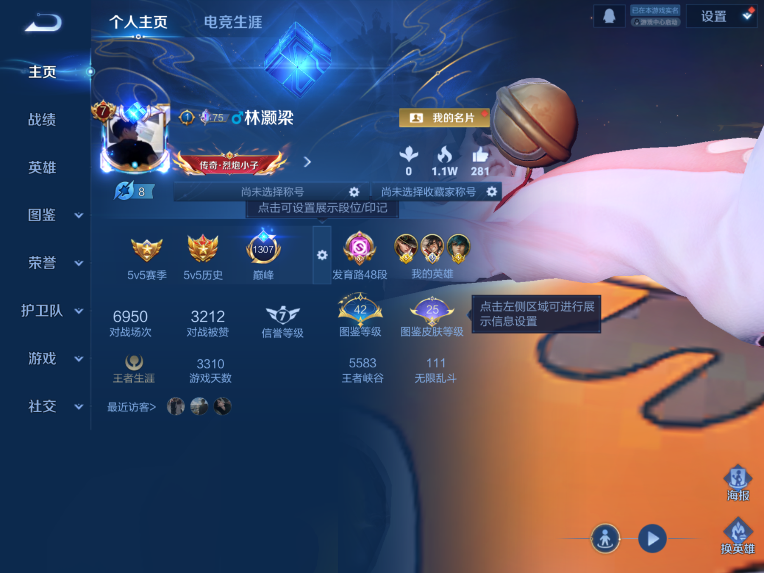 WZQM4264708王者荣耀账号详情图3