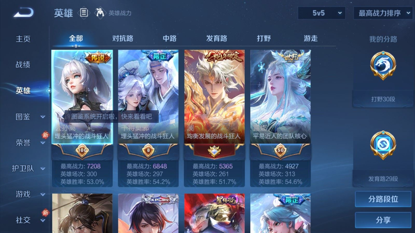 WZQM4265018王者荣耀账号详情图5 WZQM4265018王者荣耀账号详情图5