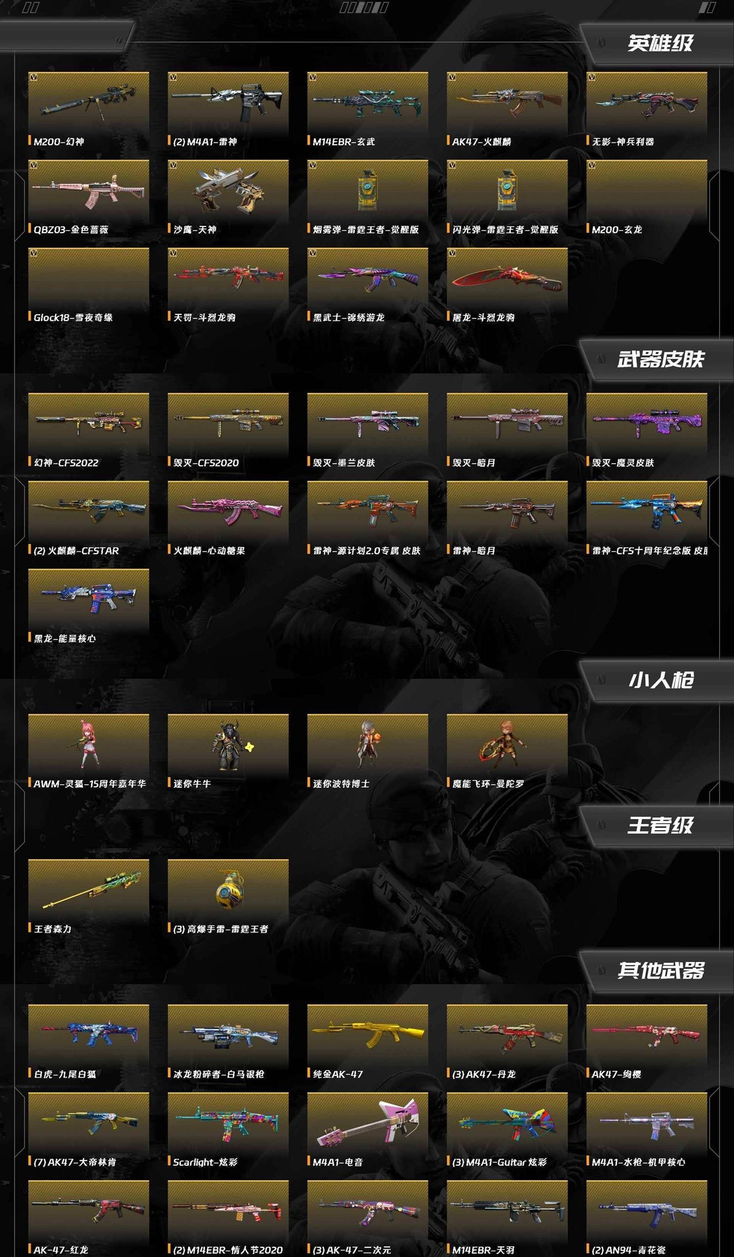 CFQM466983穿越火线账号详情图5