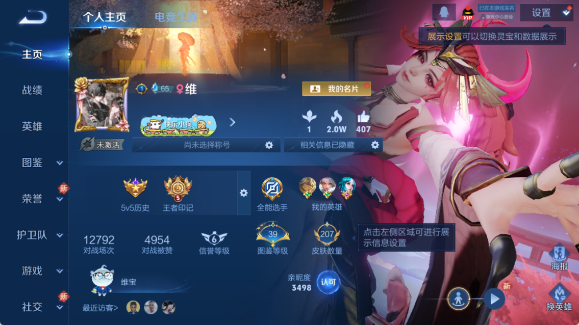 WZQM4265084王者荣耀账号详情图3