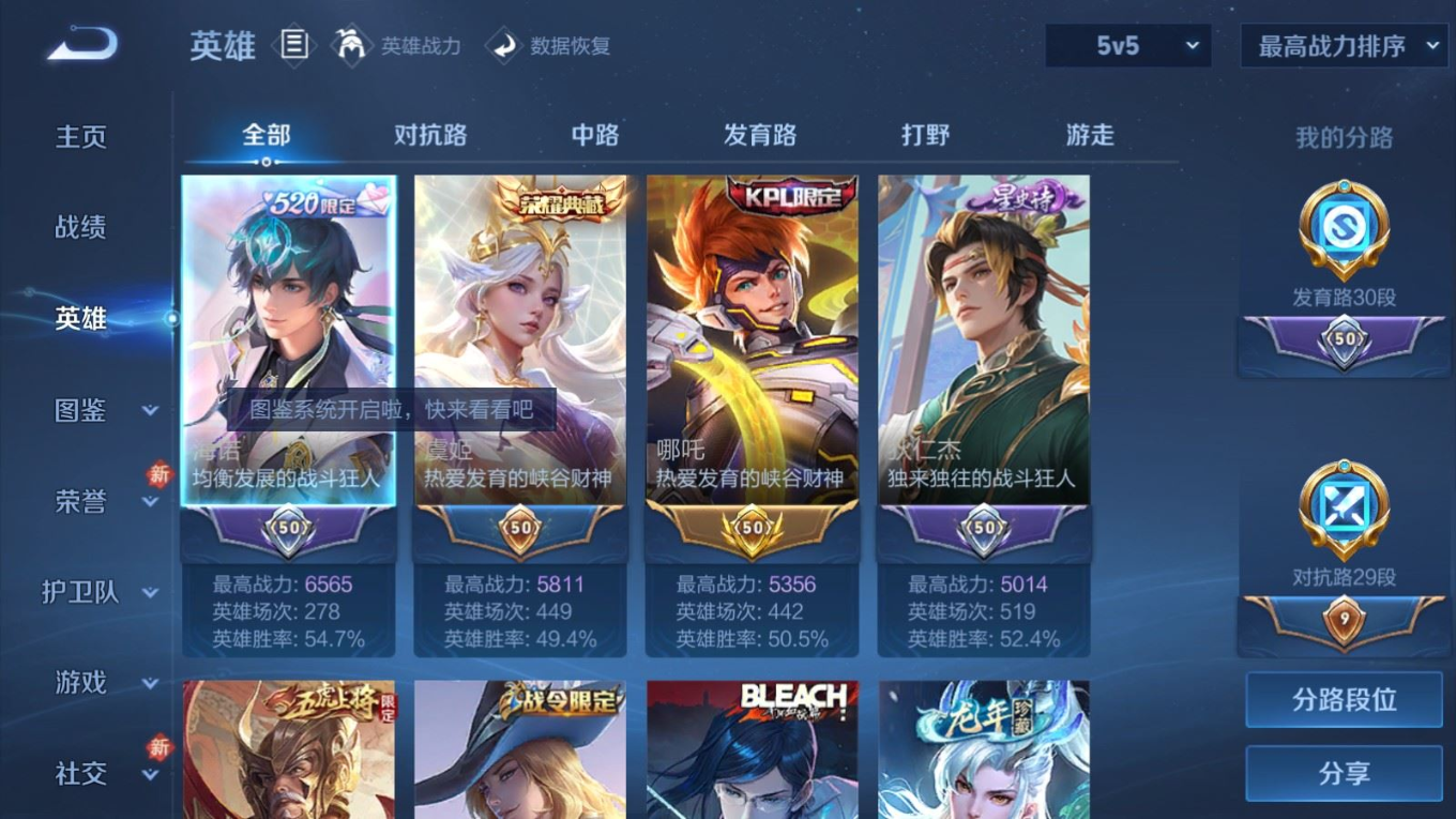 WZQM4266246王者荣耀账号详情图5