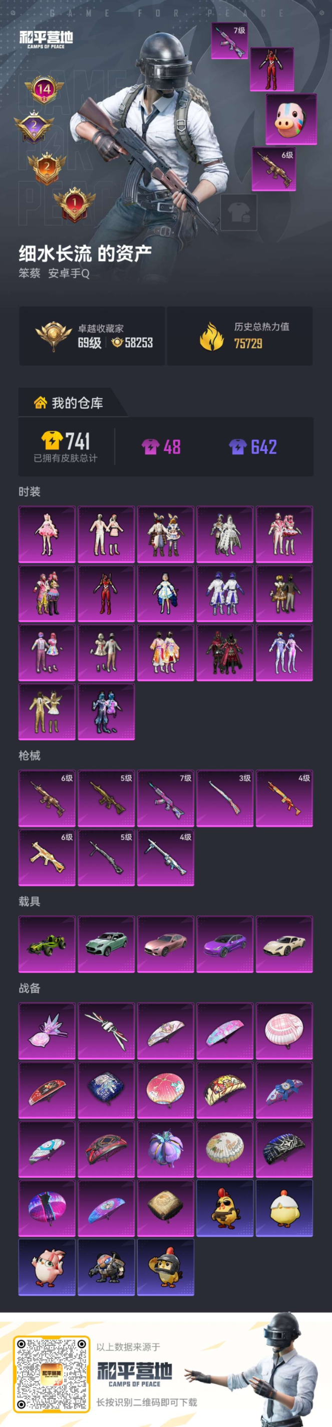 HPQM4149795和平精英账号详情图5