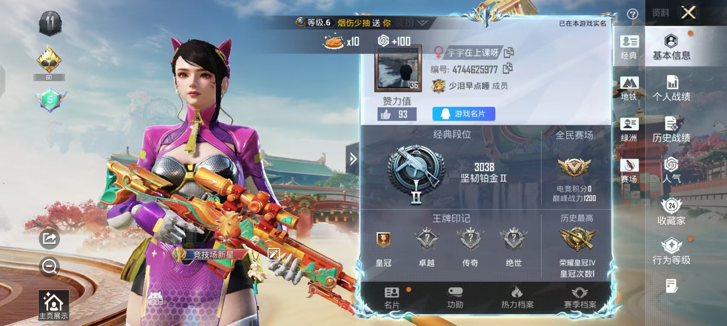 HPCMW4164118和平精英账号详情图3