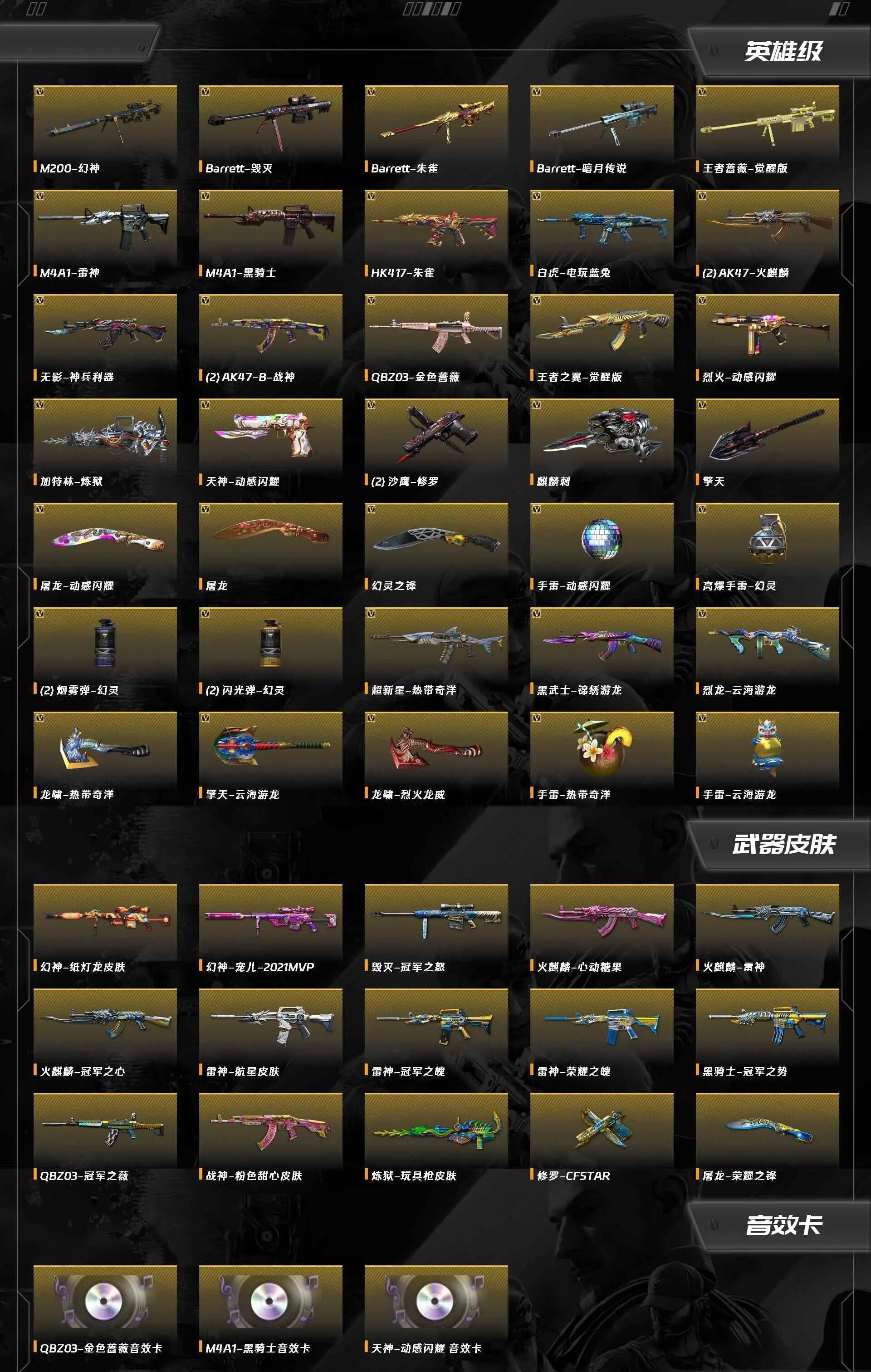 CFQM467624穿越火线账号详情图4