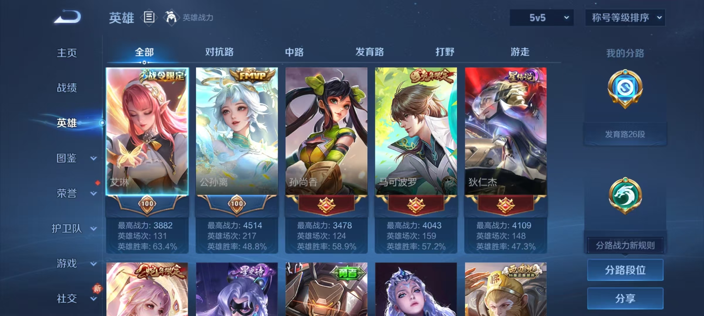 WZQM4270868王者荣耀账号详情图3