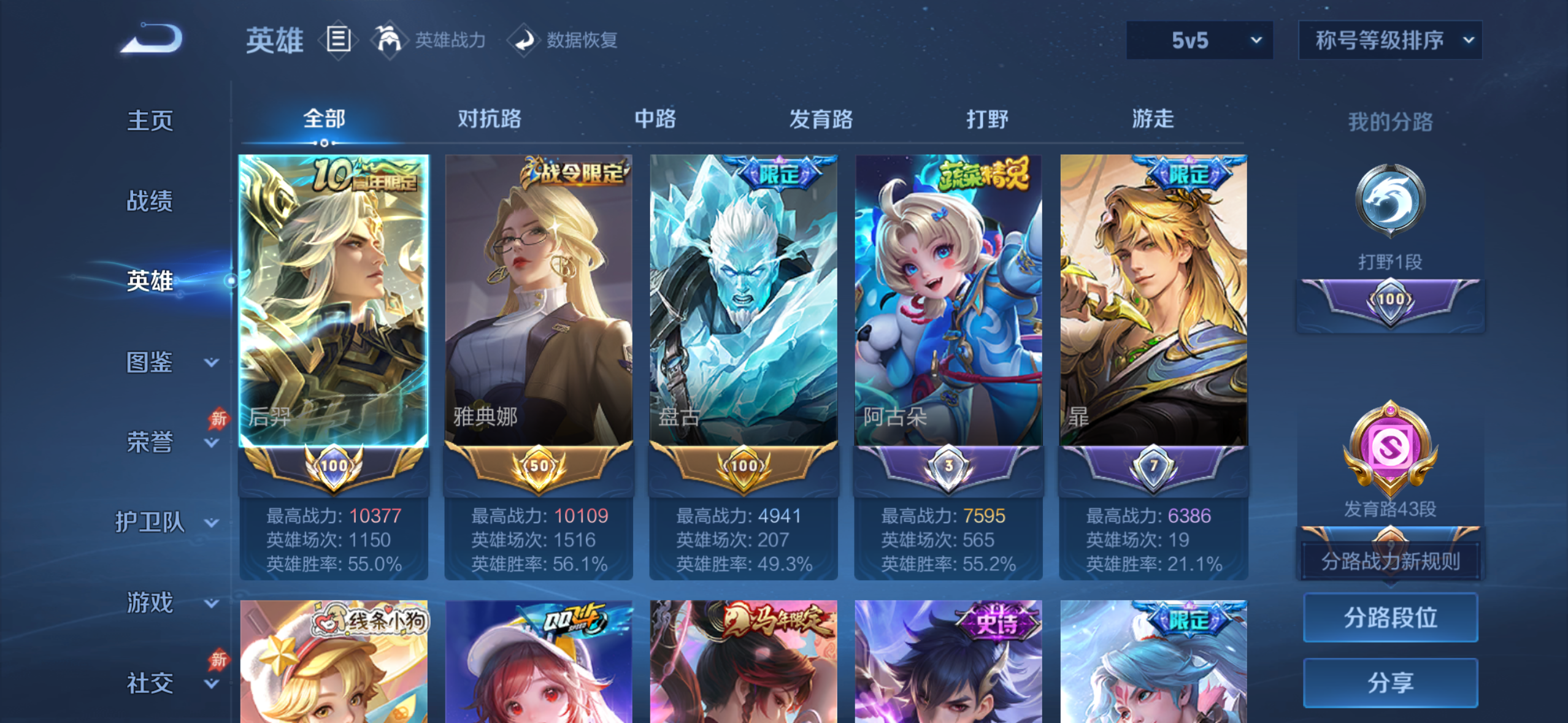 WZQM4274470王者荣耀账号详情图4