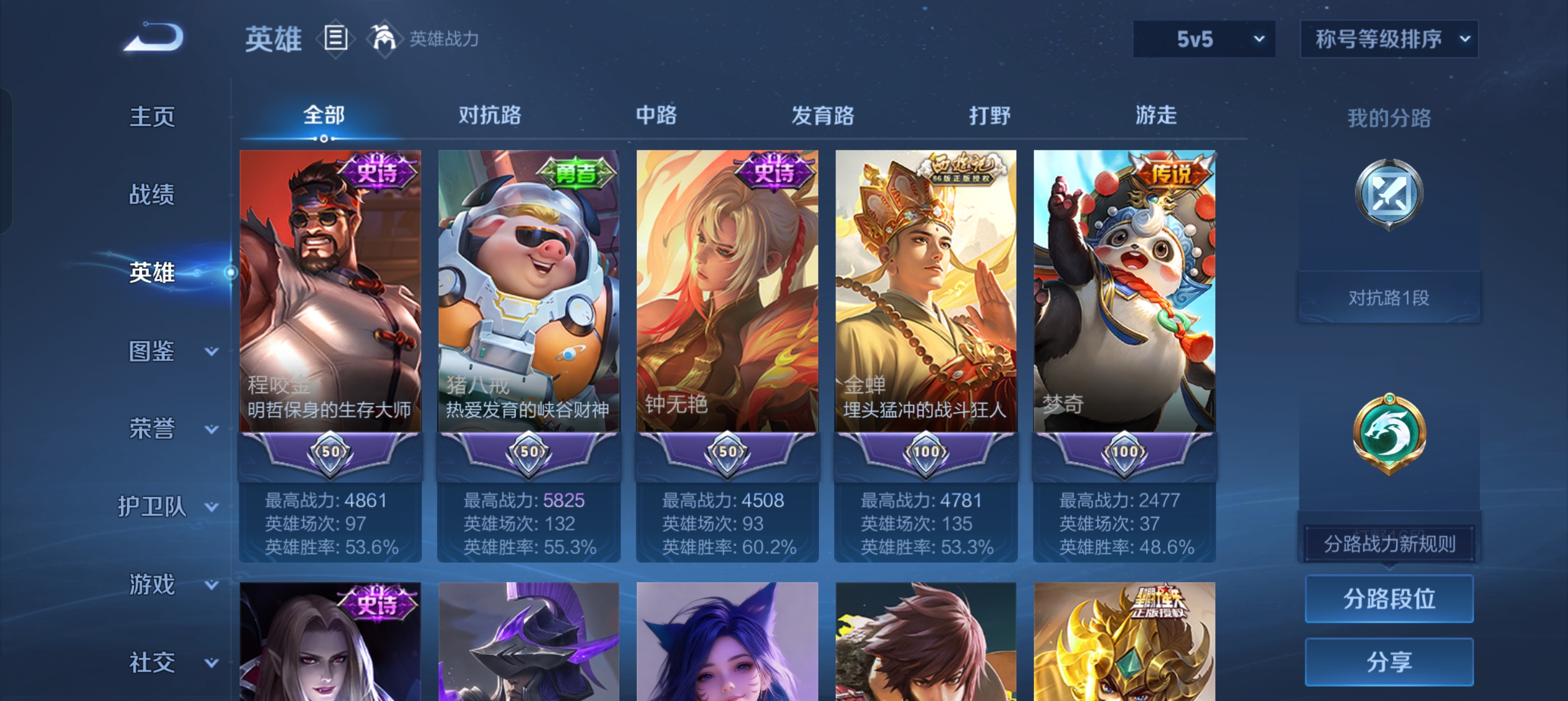 WZLX4326755王者荣耀账号详情图3