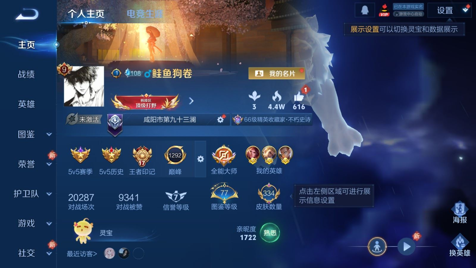 WZQM4277683王者荣耀账号详情图3