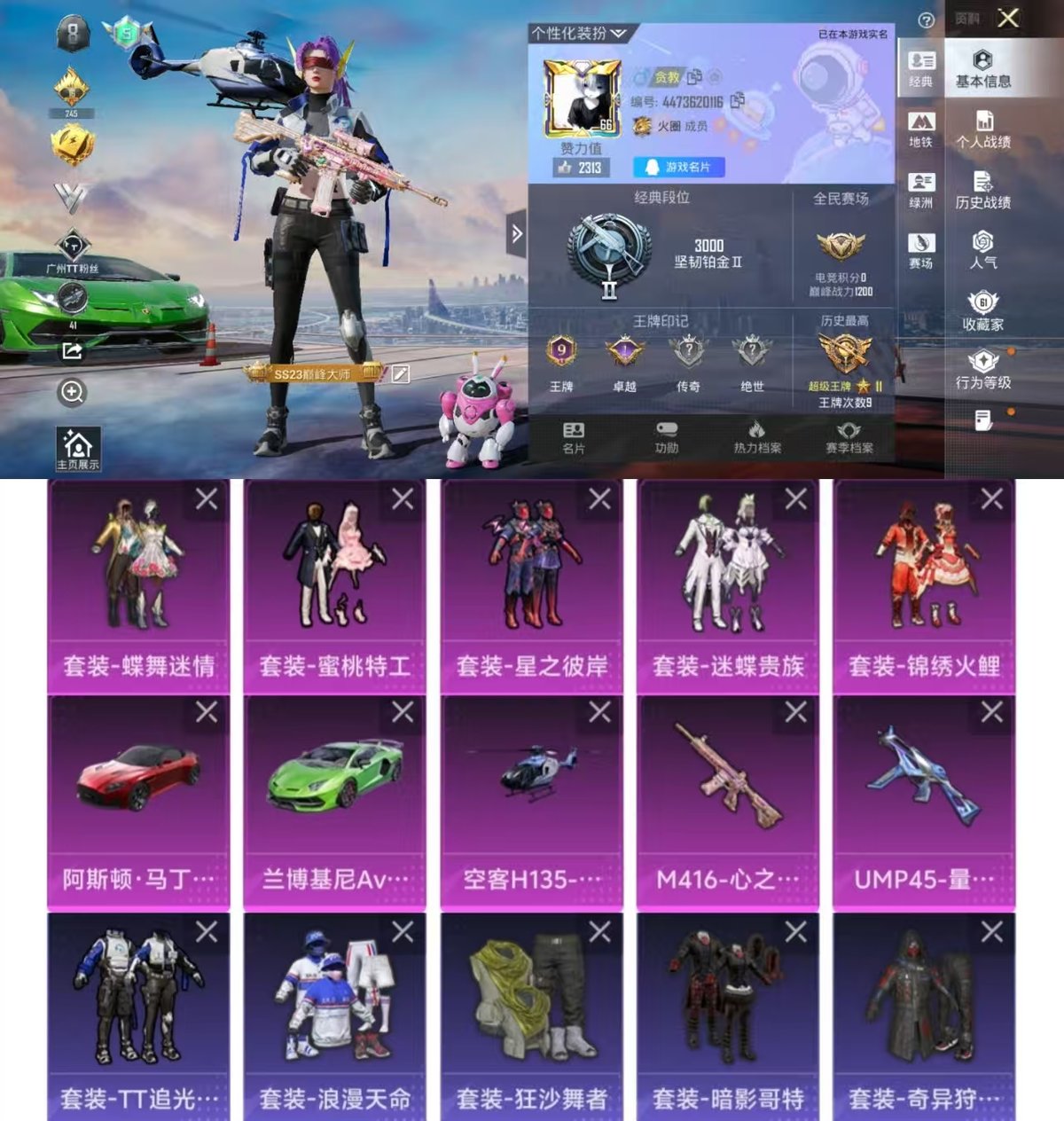 HPQM4156448和平精英账号详情图5