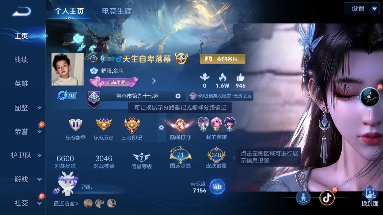 WZQM4289720王者荣耀账号详情图3