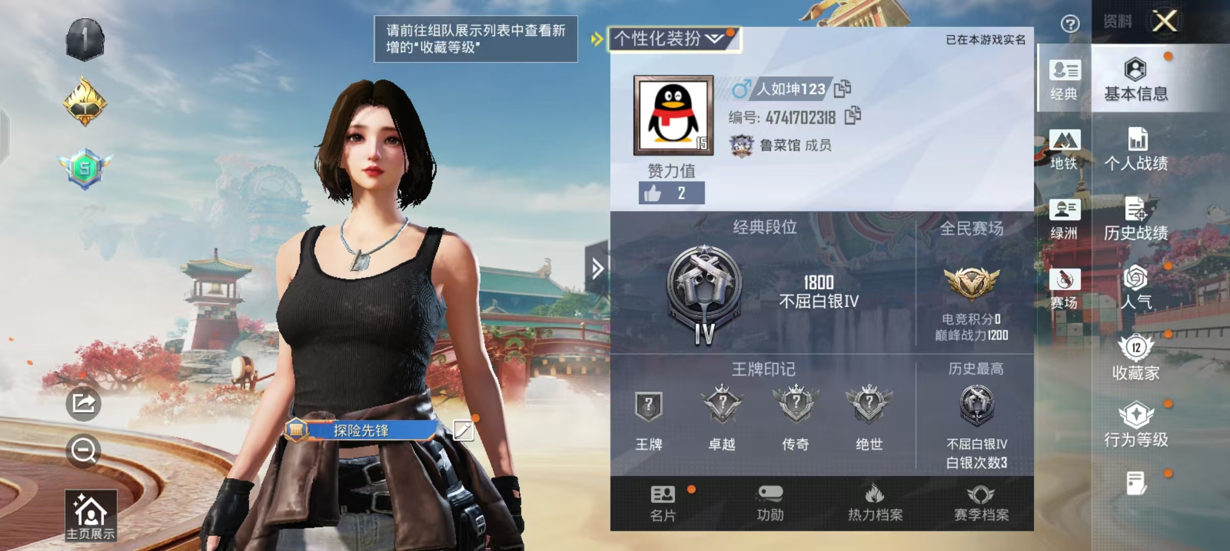 HPCMW4175622和平精英账号详情图3