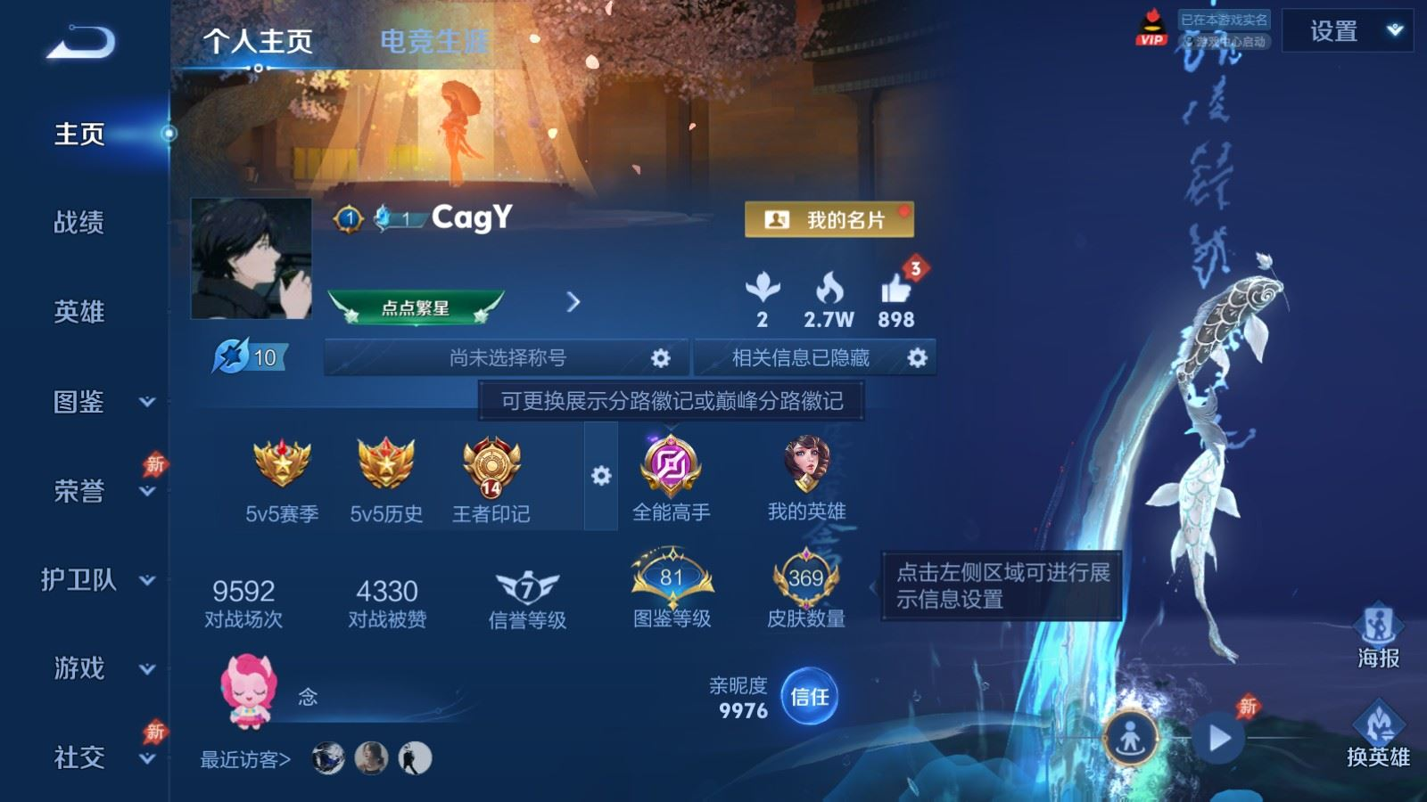 WZQM4283822王者荣耀账号详情图3