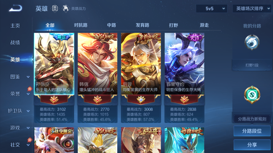 WZQM4283926王者荣耀账号详情图5