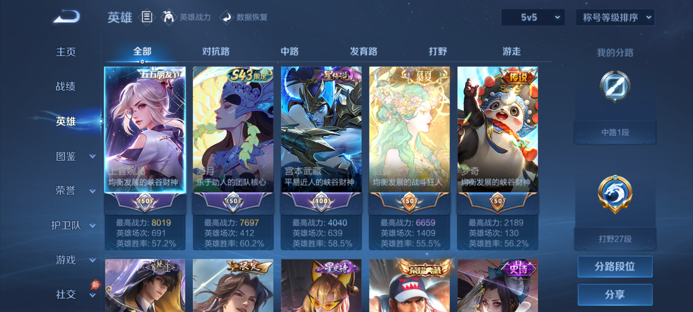 WZQM4285361王者荣耀账号详情图4