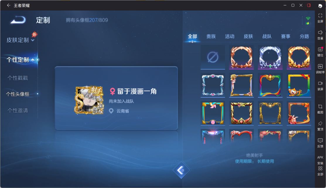 WZQM4295185王者荣耀账号详情图15