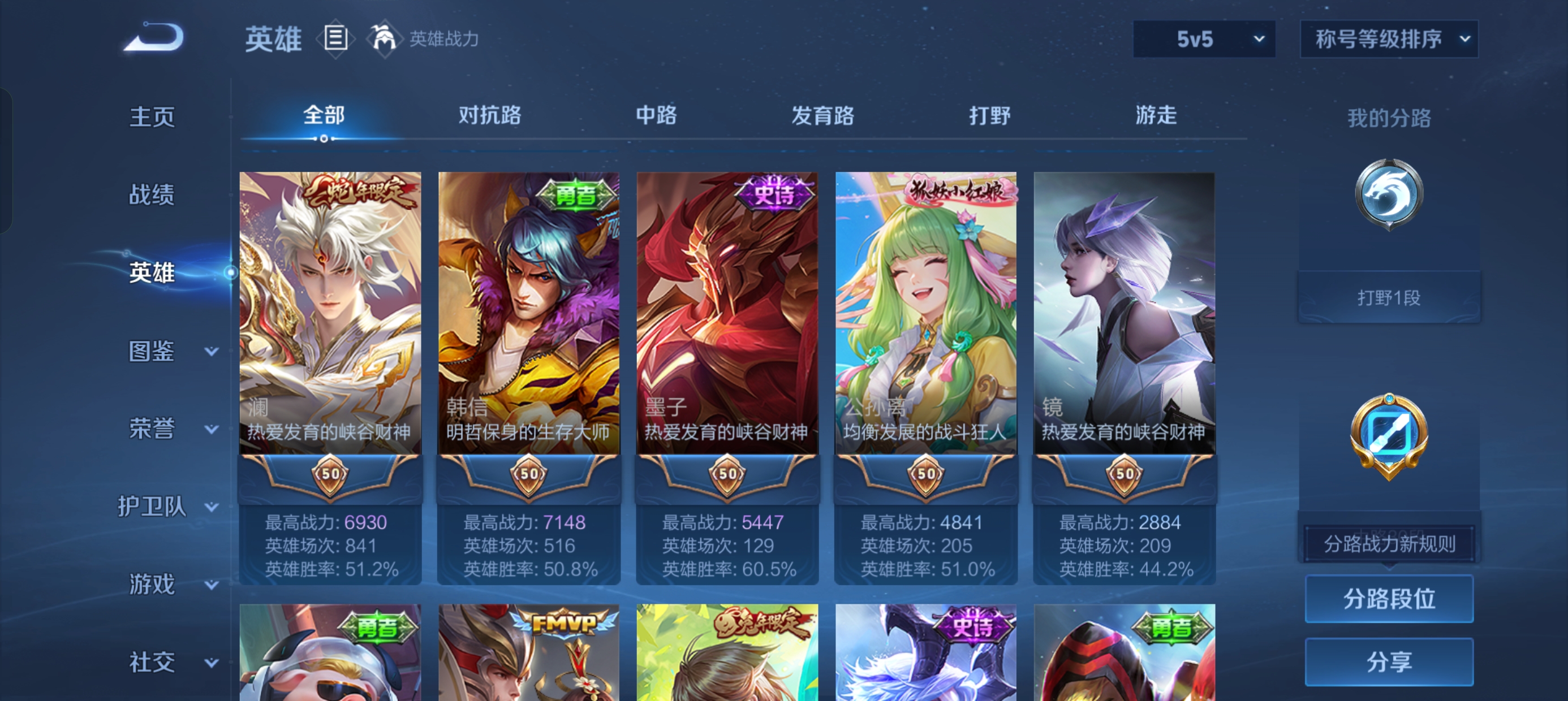 WZLX4326788王者荣耀账号详情图6