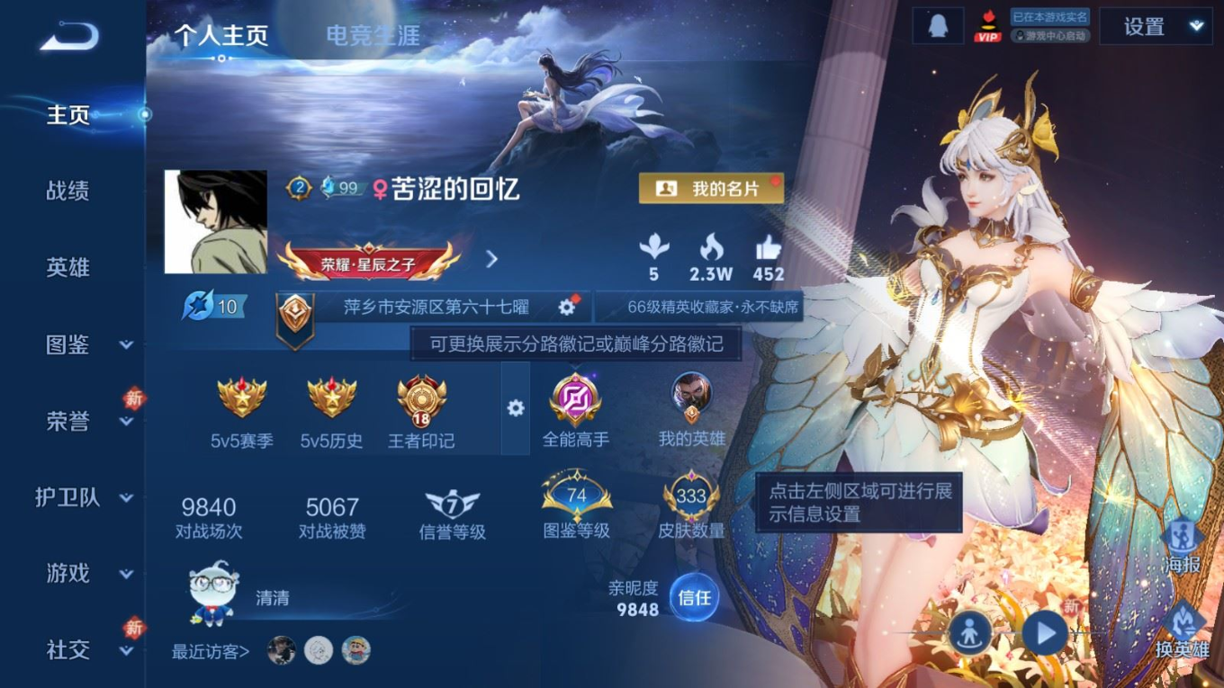 WZQM4285962王者荣耀账号详情图4 WZQM4285962王者荣耀账号详情图4