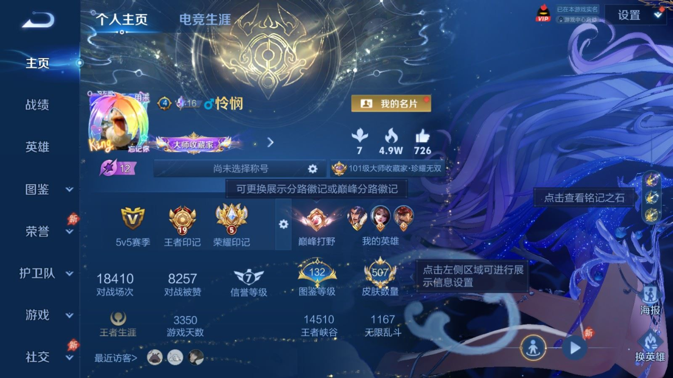 WZQM4287551王者荣耀账号详情图4 WZQM4287551王者荣耀账号详情图4