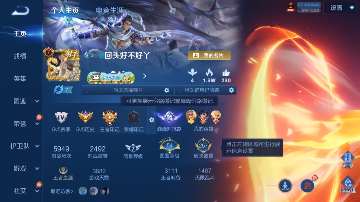 WZQM4287552王者荣耀账号详情图4