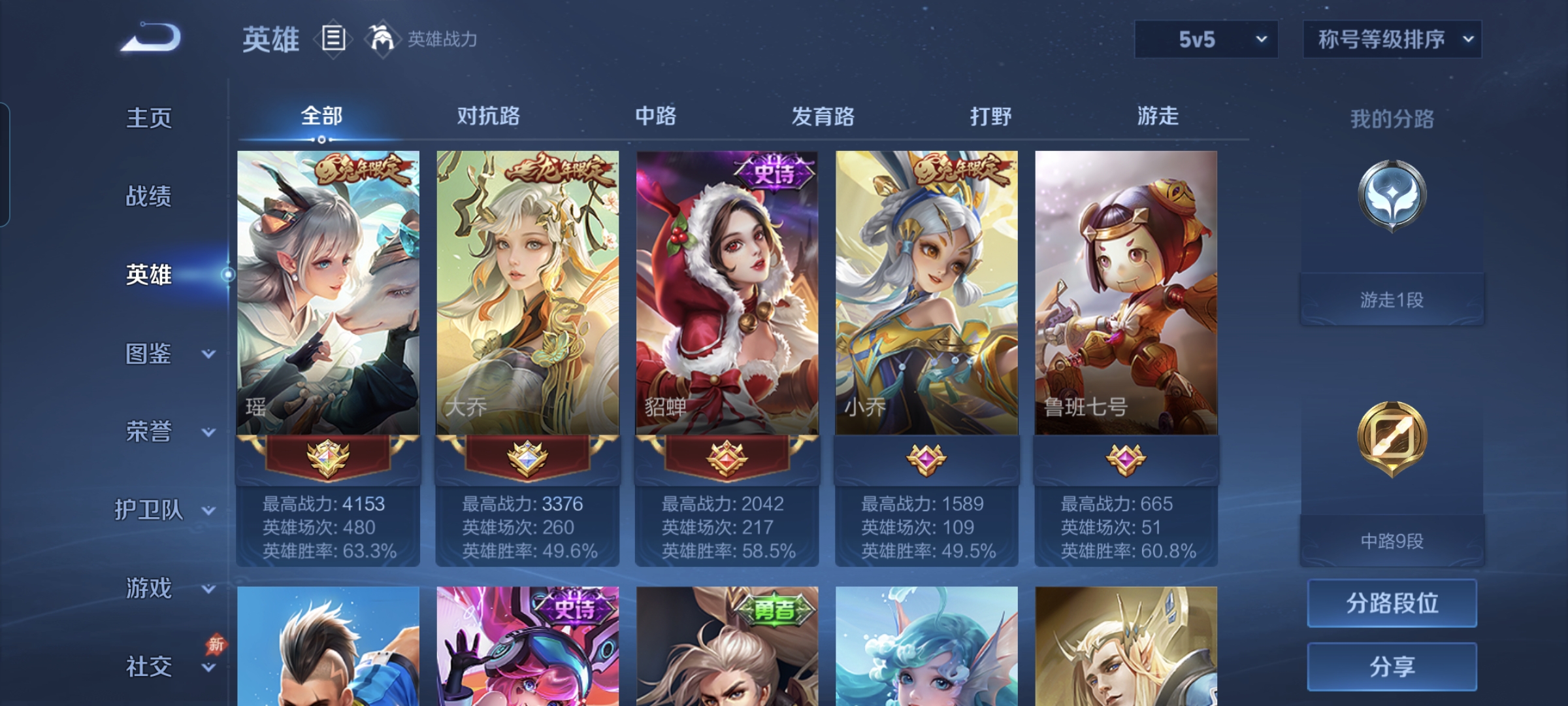 WZLX4326840王者荣耀账号详情图13