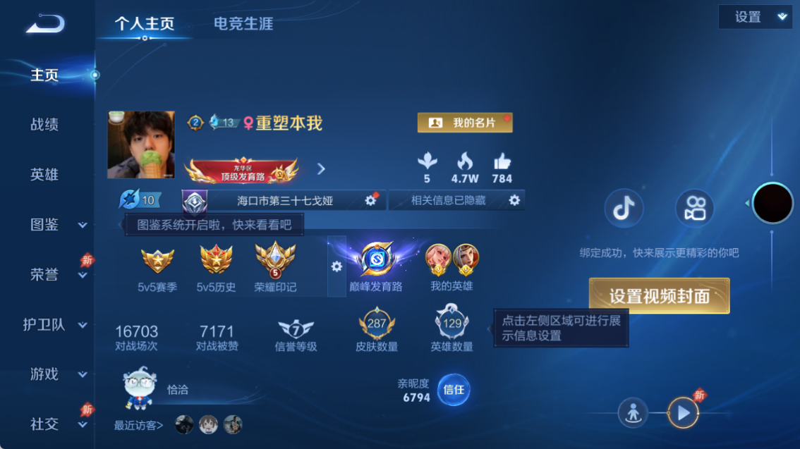 WZQM4293565王者荣耀账号详情图4