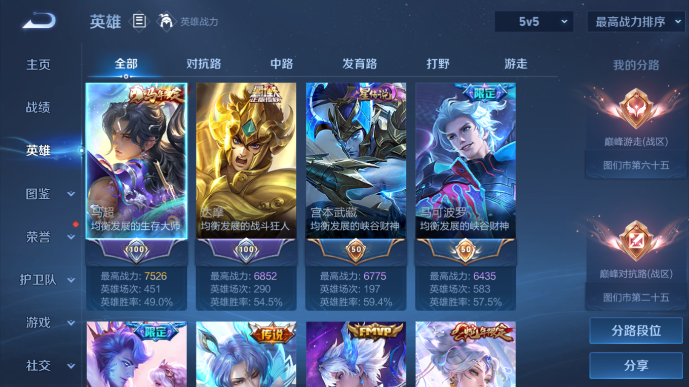 WZQM4298104王者荣耀账号详情图5