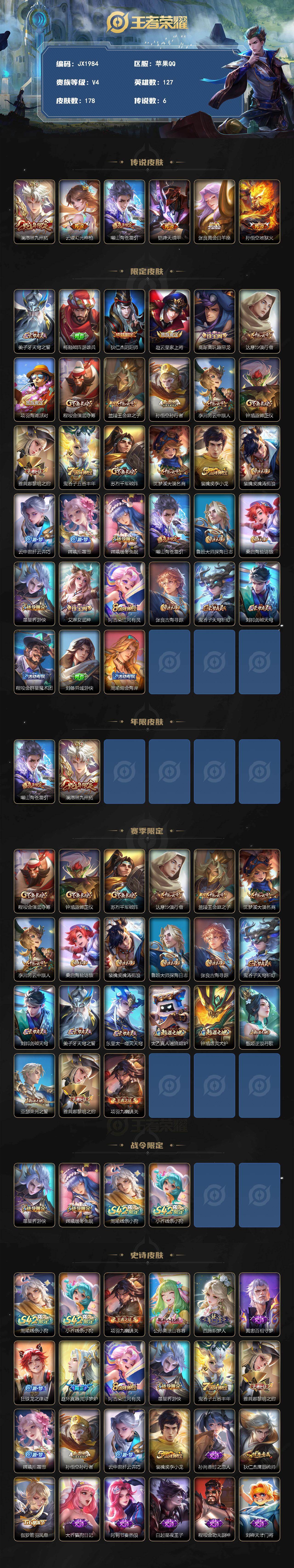 WZCMW4325380王者荣耀账号详情图2