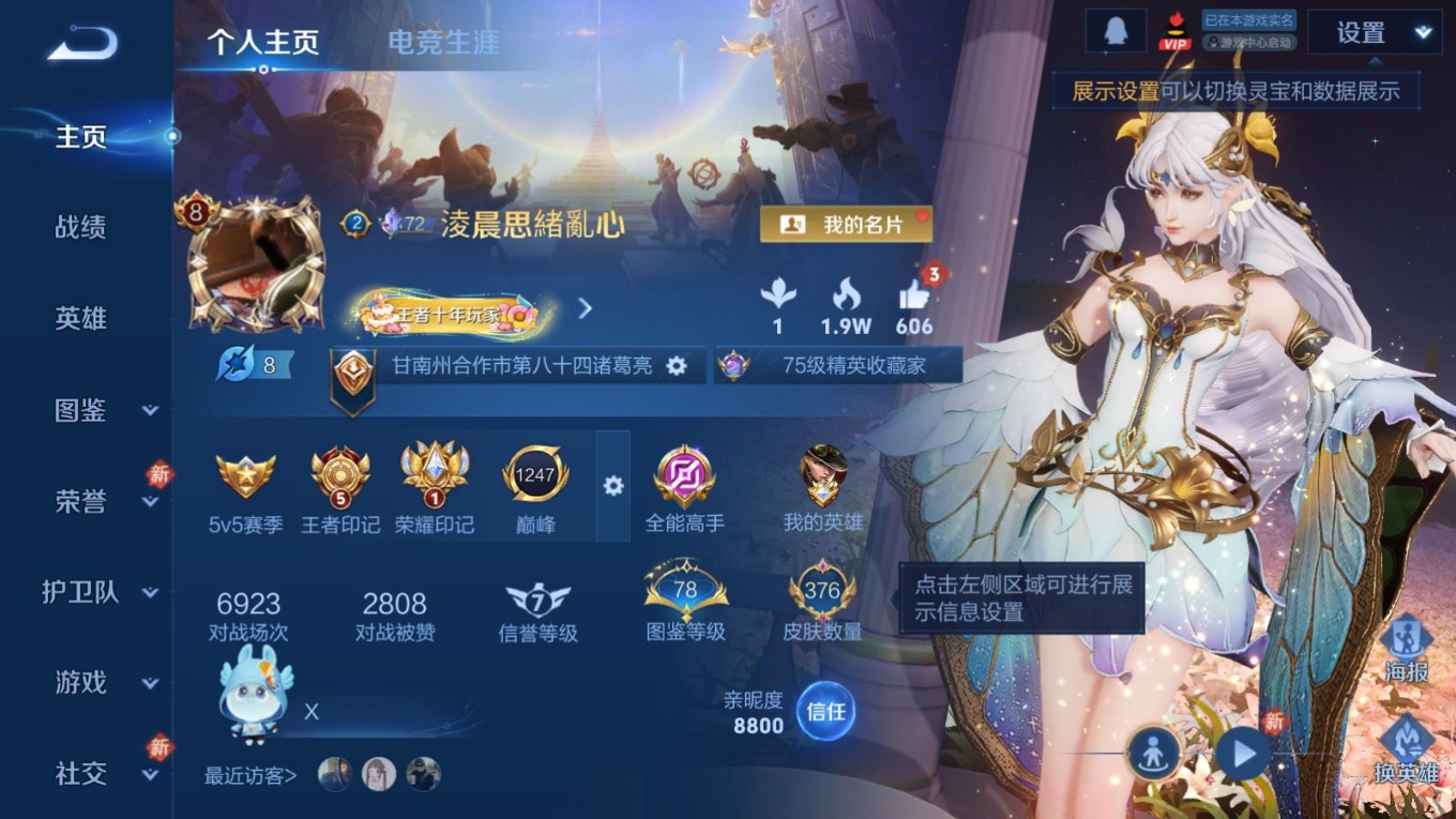 WZQM4303273王者荣耀账号详情图3