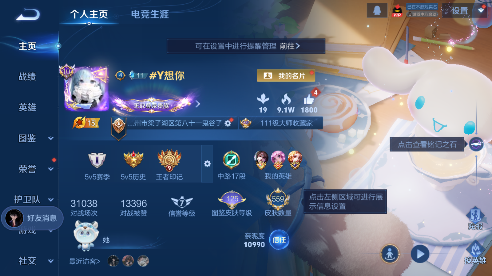 WZQM4303536王者荣耀账号详情图3