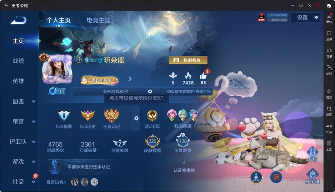 WZQM4309887王者荣耀账号详情图3