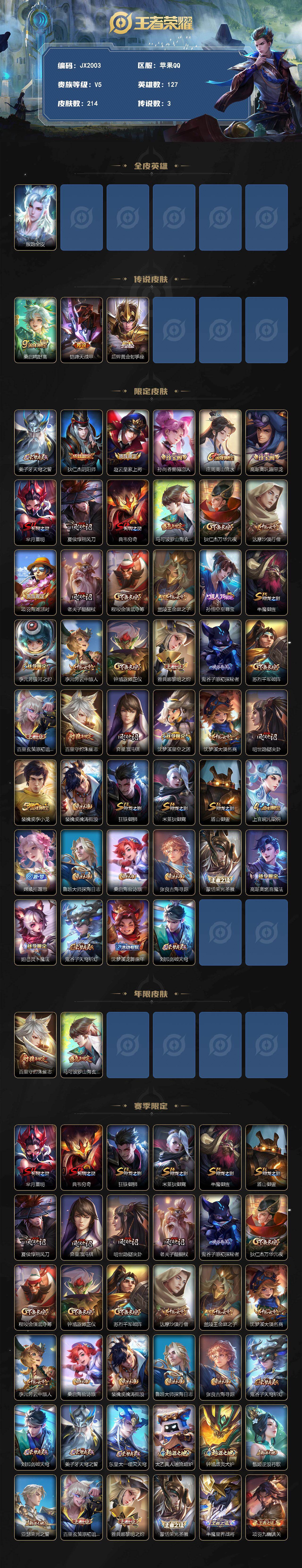 WZCMW4329021王者荣耀账号详情图2