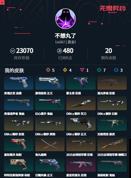 WWQQM431857无畏契约账号详情图3