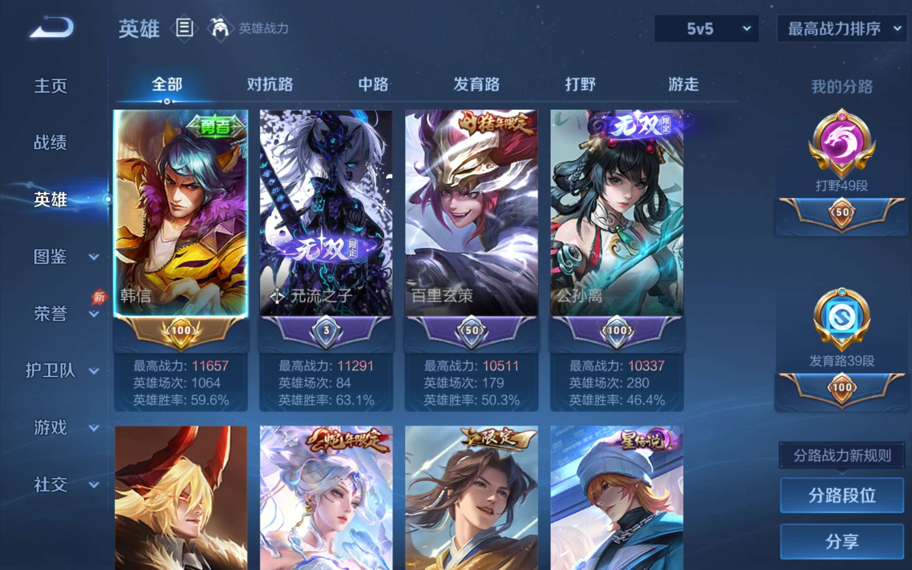 WZCMW4330087王者荣耀账号详情图2