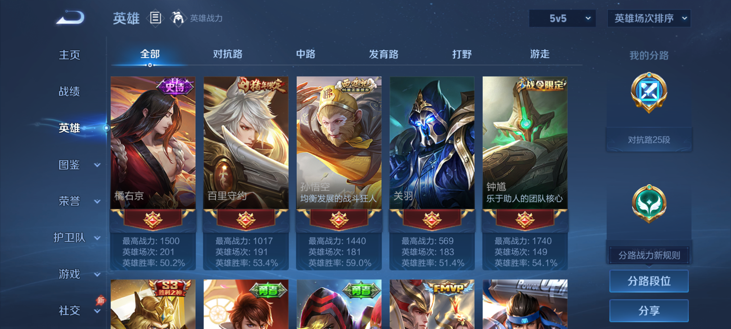 WZQM4311217王者荣耀账号详情图5