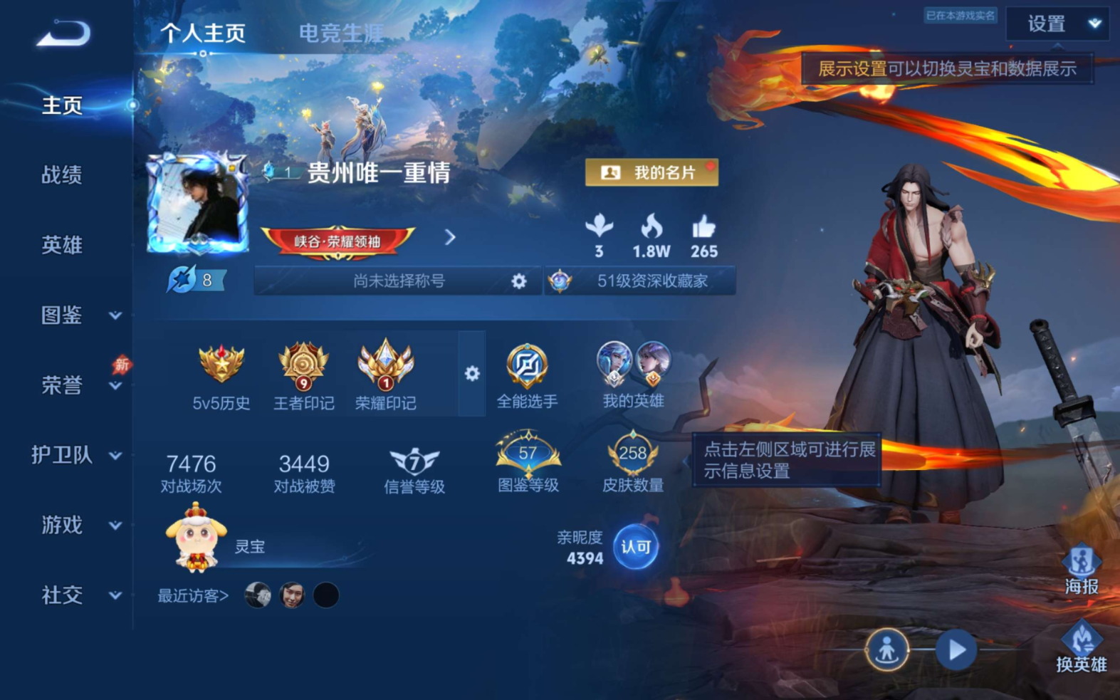 WZQM4311828王者荣耀账号详情图3