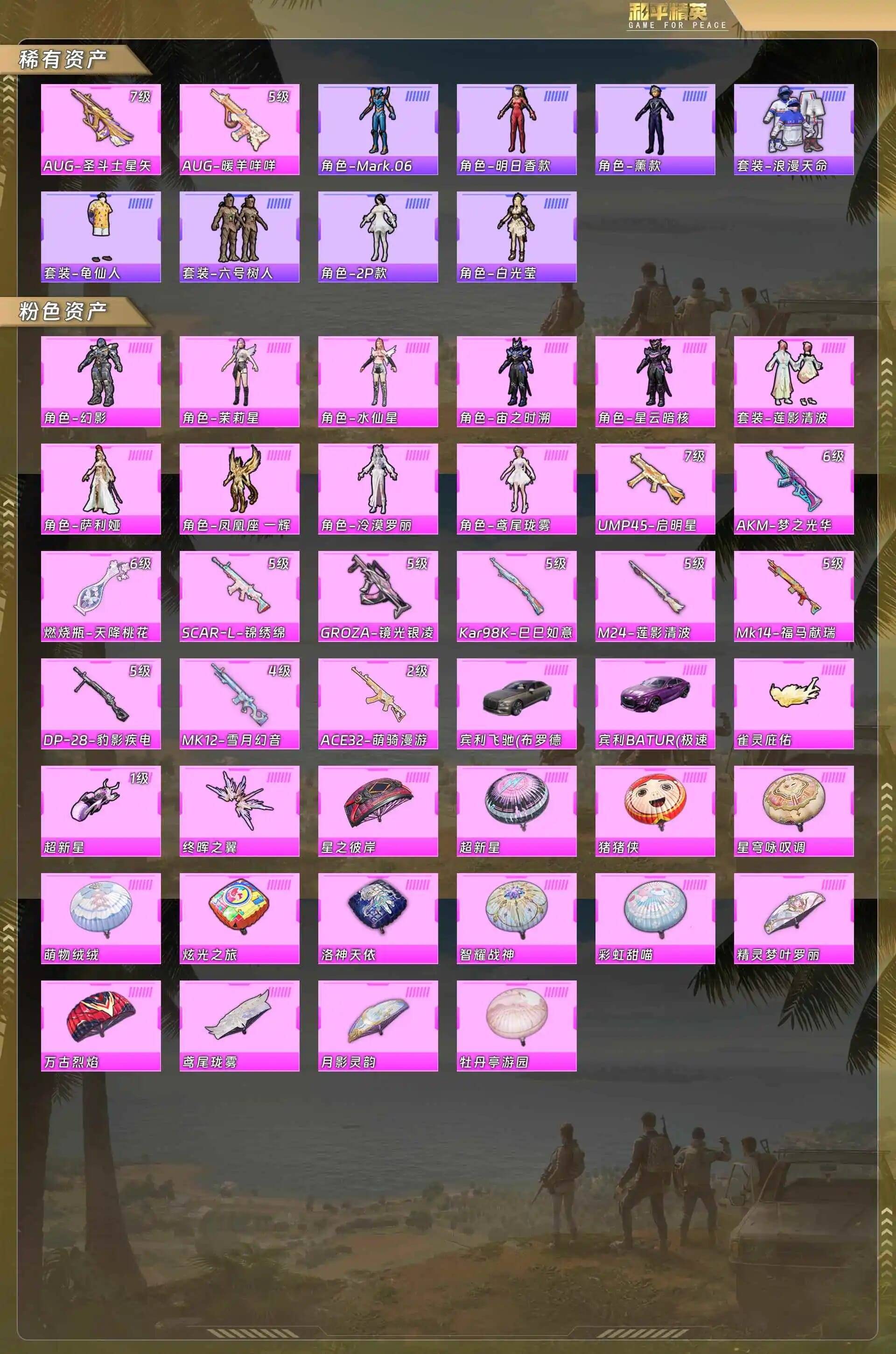 HPCMW4191243和平精英账号详情图2