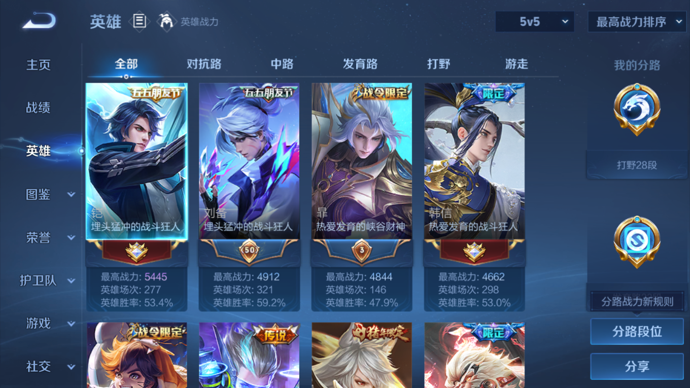 WZQM4314980王者荣耀账号详情图4