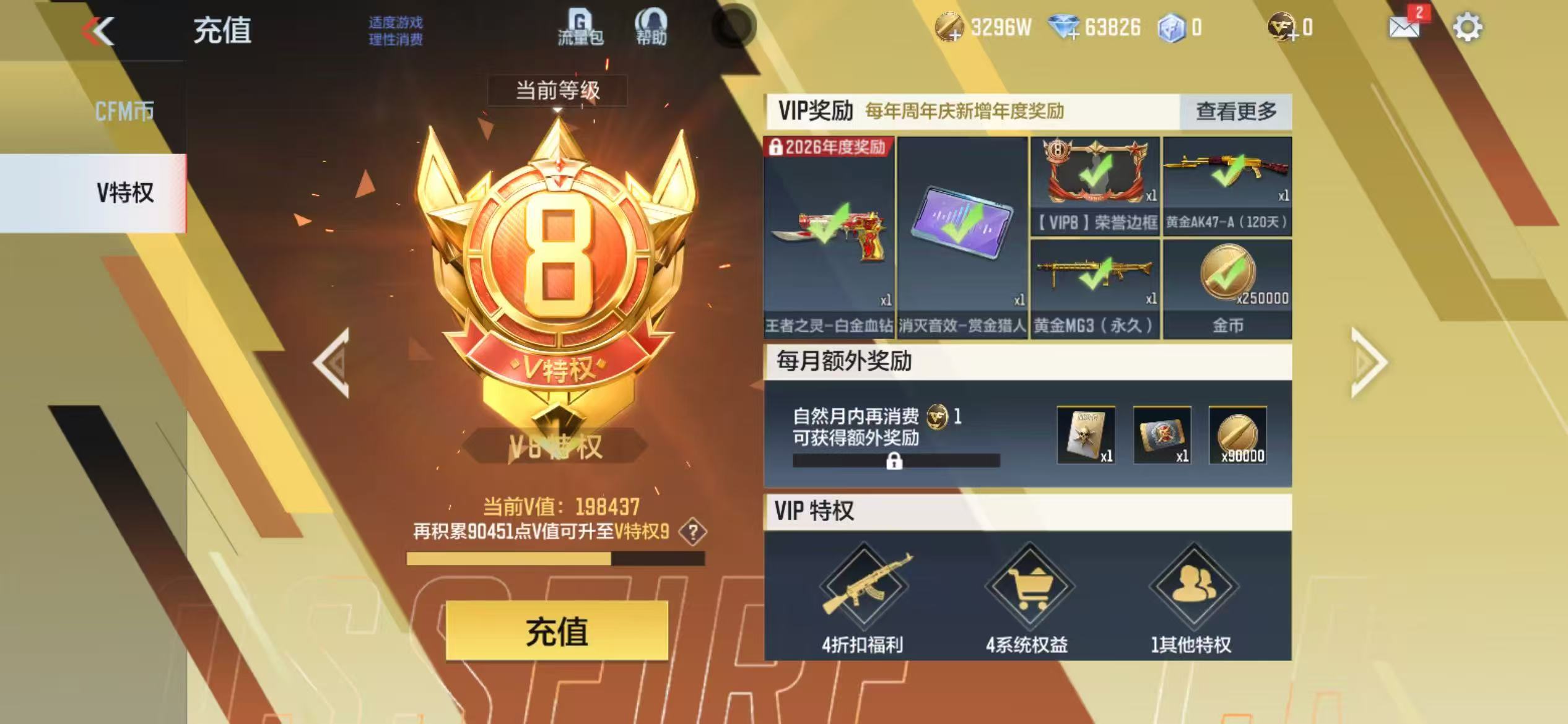 CFMCW429283枪战王者账号详情图11
